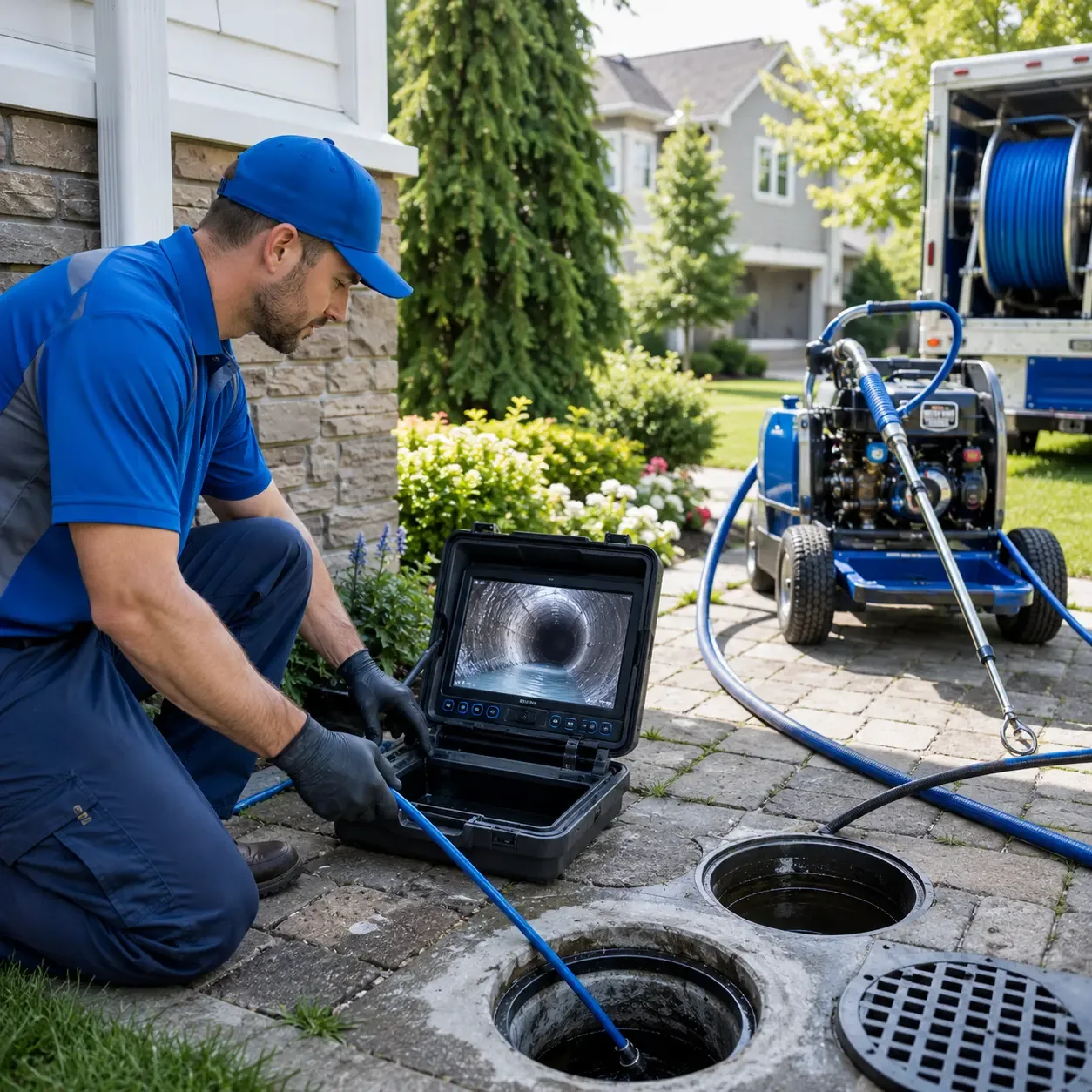 Outdoor drain cleaning professionals serving Balsam Lake, WI